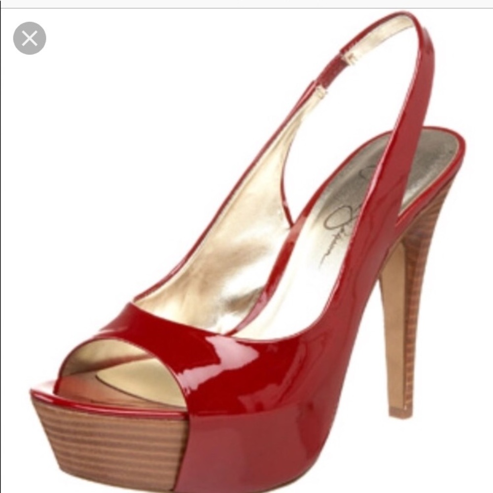 Jessica Simpson Astor Red Pumps